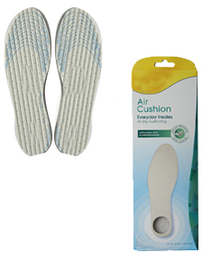 Air Cushion Everyday Insoles use to keep your feet comfortable and cushioned all day