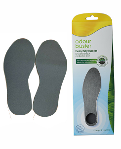 Odour Buster Everyday Insoles keep feet dry and the active