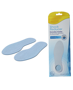 Shock Reducer Everyday Insoles shock absorption & pressure relief for everyday use