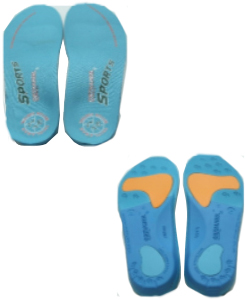 Full Length Sports Orthaheel Insoles improves foot function and relieve heel and ankle pain