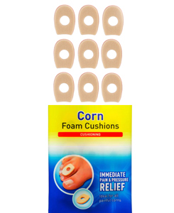 Corn Foam Cushions will relieve painful corns by providing immediate cushioning