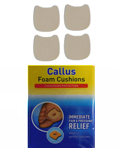 Callus Foam Cushions provide immediate pressure relief for painful calluses