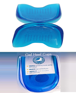 Gel Heel Cups stability and comfort to heels