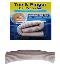 Toe & Finger Gel Protector relief from soreness. It is an ideal protection for fingers